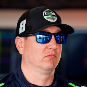NASCAR Cup Series driver Kyle Busch (8) during practice for the Daytona 500 at Daytona International Speedway.