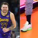 Luka Doncic debuts Jordan 4s