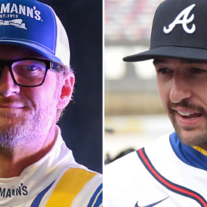 (L-R) Dale Earnhardt Jr. and Chase Elliott