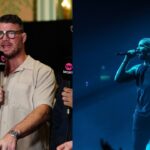 Michael Bisping (L), Drake (R)