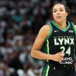 Napheesa Collier WNBA: Finals-New York Liberty at Minnesota Lynx
