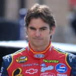 Feb 23, 2007; Fontana, CA, USA; Nascar Nextel Cup Series driver Jeff Gordon (24) during practice for the Auto Club 500 at California Speedway. Mandatory Credit: Mark J. Rebilas-Imagn Images Copyright © 2007 Mark J. Rebilas
