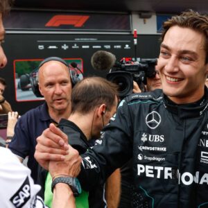 Toto Wolff (AUT, Mercedes-AMG Petronas F1 Team), 63 George Russell (GBR, Mercedes-AMG Petronas F1 Team), F1 Grand Prix of Austria at Red Bull Ring on June 30, 2024 in Spielberg, Austria.