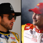 Chase Elliott (L) and Joey Logano (R). Image Credits: Imagn.