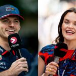 Max Verstappen (L) and Laura Winter (R)