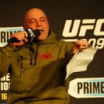 Joe Rogan at the ceremonial weigh-ins for UFC309 - Jones vs Miocic at The Theatre at MSG on November 15, 2024 in New York City, NY (Photo by Louis Grasse PxImages) (Louis Grasse SPP) PUBLICATIONxNOTxINxBRAxMEX Copyright: xLouisxGrassex xSPPx spp-en-LoGr-lrg2411154226713_UFCVegas309