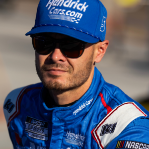 Nov 9, 2024; Avondale, Arizona, USA; NASCAR Cup Series driver Kyle Larson (5) during qualifying for the Championship race at Phoenix Raceway. Mandatory Credit: Mark J. Rebilas-Imagn Images