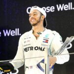 Formula 1 Etihad Airways Abu Dhabi Grand Prix winner Lewis Hamilton GB 44 Mercedes AMG Petronas Formula One Team