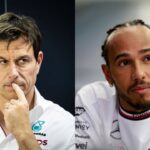 Toto Wolff(L), Lewis Hamilton(R)