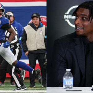 Malik Nabers and Cam Ward