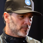 NASCAR Cup Series driver Jimmie Johnson during Daytona 500 media day at Daytona International Speedway.