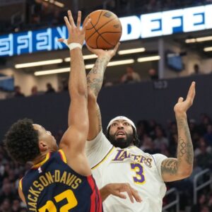 Trayce Jackson-Davis NBA: Los Angeles Lakers at Golden State Warriors