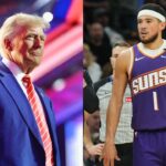 Donald Trump and Devin Booker