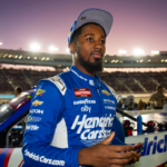Nov 8, 2024; Avondale, Arizona, USA; NASCAR Truck Series driver Rajah Caruth (71) during the NASCAR Truck Series championship race at Phoenix Raceway. Mandatory Credit: Mark J. Rebilas-Imagn Images