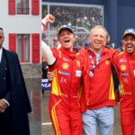 Lewis Hamilton (L) and Ferrari's Hypercar Driver Lineup (R)