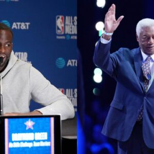 Draymond Green(L) and Oscar Robertson(R)