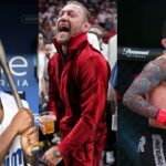 KSI (L), Conor McGregor (C), Dillon Danis (R)