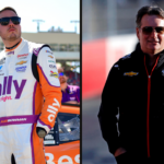 Alex Bowman (L) and Jeff Gordon (R)