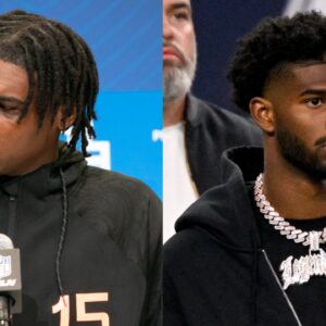 Cam Ward (L) and Shedeur Sanders (R)