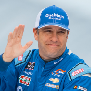 Nov 17, 2018; Homestead, FL, USA; NASCAR Xfinity Series driver Elliott Sadler prior to the Ford EcoBoost 300 at Homestead-Miami Speedway. Mandatory Credit: Mark J. Rebilas-Imagn Images