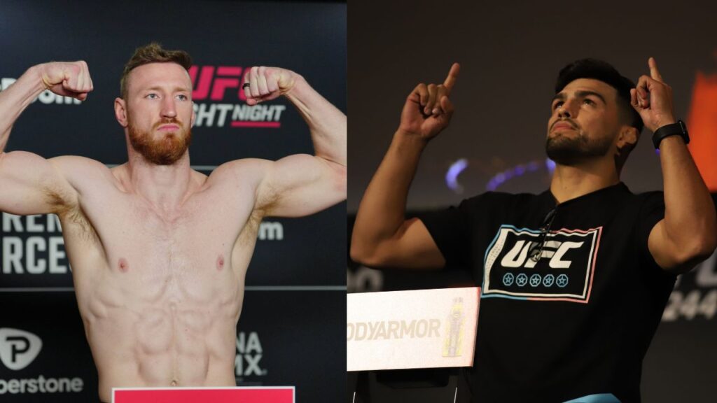 Joe Pyfer (L), Kevin Gastelum (R)