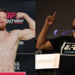 Joe Pyfer (L), Kevin Gastelum (R)