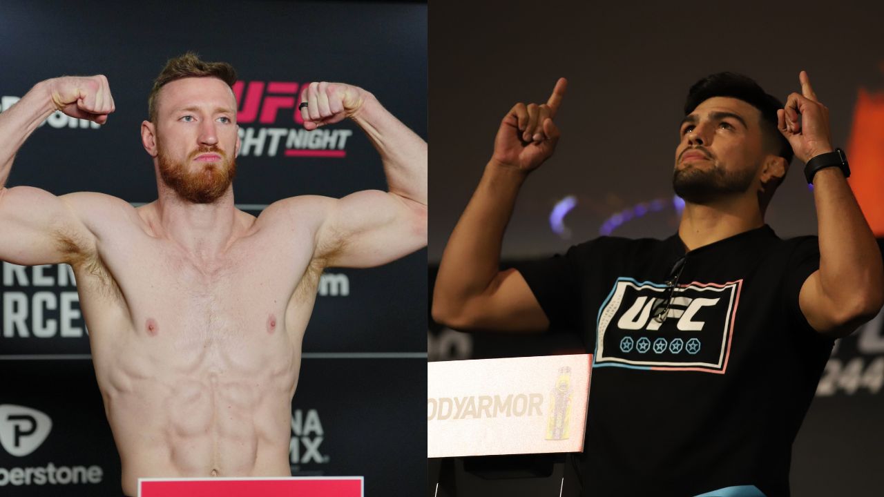 Joe Pyfer (L), Kevin Gastelum (R)