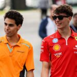 BORTOLETO Gabriel (bra) Mclaren young academy driver portrait BEARMAN Oliver (gbr), Scuderia Ferrari SF-24, portrait during the Formula 1 Grand Prix of Sao Paulo 2024