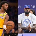 Bronny James, LeBron, and Savannah.