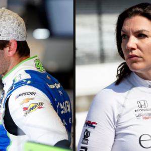 Daniel Suarez (L) and Katherine Legge (R)