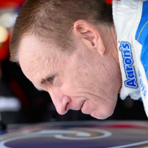 NASCAR Sprint Cup Series driver Mark Martin (55) during practice for the STP 400 at Kansas Speedway.