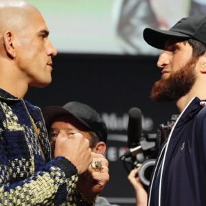 Alex Pereira (L), Magomed Ankalaev (R)