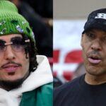 LiAngelo Ball (L) and LaVar Ball (R)