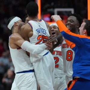 NBA: New York Knicks at Portland Trail Blazers