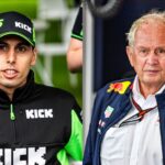 Gabriel Bortoleto (L) and Helmut Marko (R)