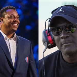 Paul Pierce(L) and Michael Jordan(R)