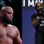Yoel Romero (L), Demetrious Johnson (R)