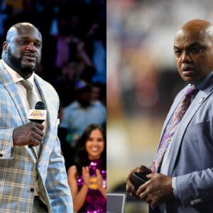 Shaquille O'Neal(L) and Charles Barkley(R)