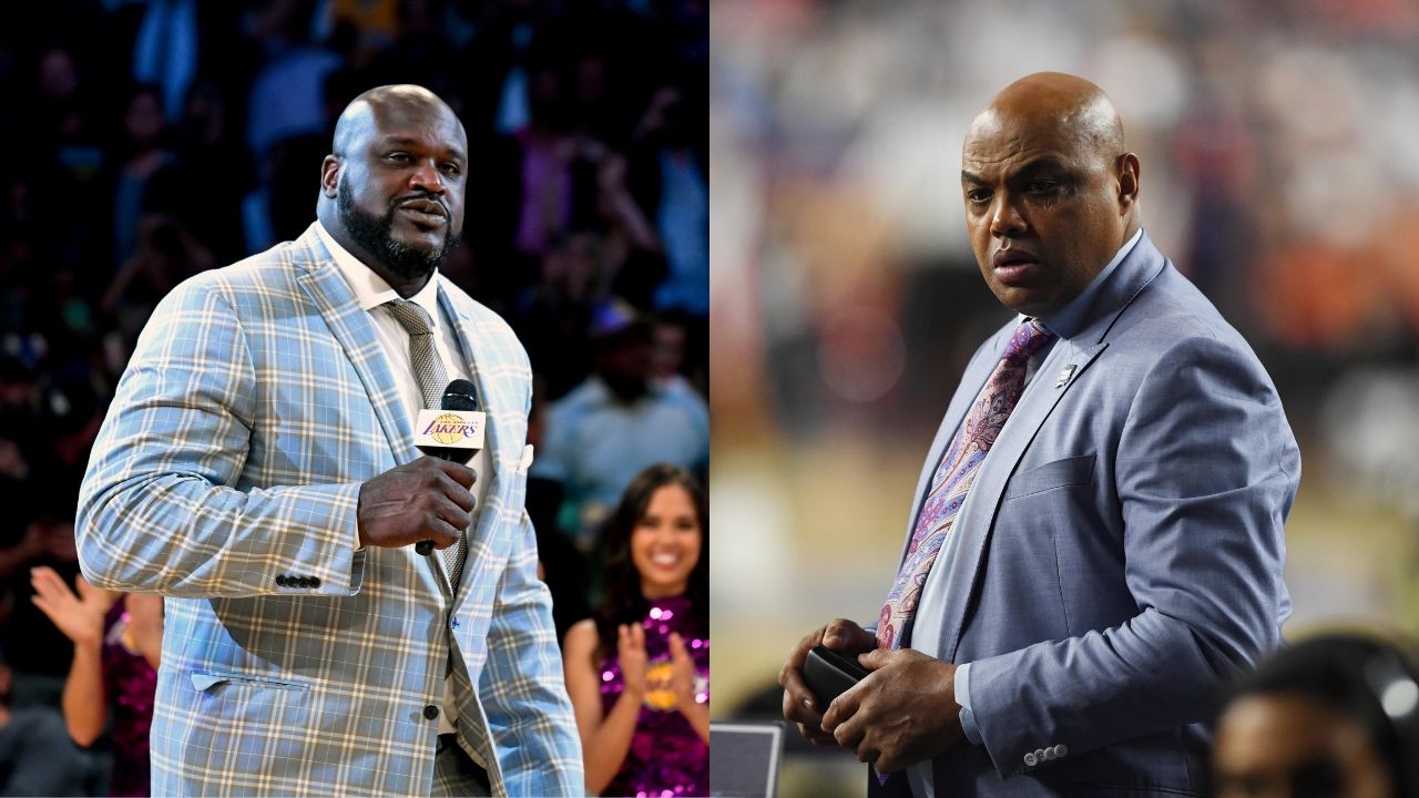 Shaquille O'Neal(L) and Charles Barkley(R)