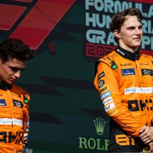 4 Lando Norris (GBR, McLaren Formula 1 Team), 81 Oscar Piastri (AUS, McLaren Formula 1 Team), F1 Grand Prix of Hungary at Hungaroring on July 21, 2024 in Budapest, Hungary