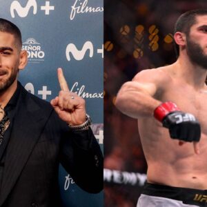 Ilia Topuria (L), Islam Makhchev (R)