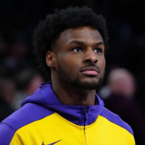 Bronny James NBA: San Antonio Spurs at Los Angeles Lakers