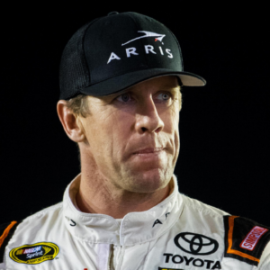 Nov 18, 2016; Homestead, FL, USA; NASCAR Sprint Cup Series driver Carl Edwards during qualifying for the Ford Ecoboost 400 at Homestead-Miami Speedway. Mandatory Credit: Mark J. Rebilas-Imagn Images