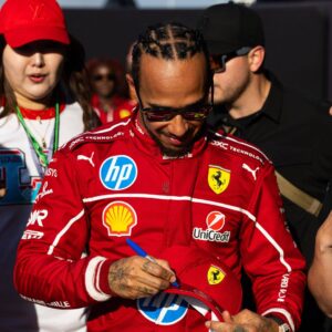 HAMILTON Lewis (gbr), Scuderia Ferrari SF-25, portrait during the Formula 1 Heineken Chinese Grand Prix 2025, 2nd round of the 2025 FIA Formula One World Championship
