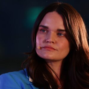 Laura Winter during press conference, ahead of the Formula 1 testing at Sakhir Circuit in Sakhir, Bahrain on February 25, 2025