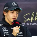 Andrea Kimi Antonelli ITA, Mercedes AMG Petronas F1 Team 12 BHR, Formula 1 World Championship, Formula 1 testing, Bahrain international Circuit, 27 02 2025