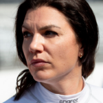 Dale Coyne Racing with RWR driver Katherine Legge (51) looks out on the track Saturday, May 18, 2024, during practice ahead of qualifying for the 108th running of the Indianapolis 500 at Indianapolis Motor Speedway.