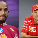 Lewis Hamilton(L), Sebastian Vettel(R)