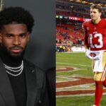 Shedeur Sanders and Brock Purdy