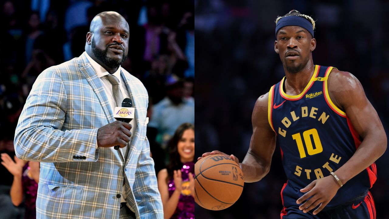 Shaquille O'Neal (Left) and Jimmy Butler (Right)